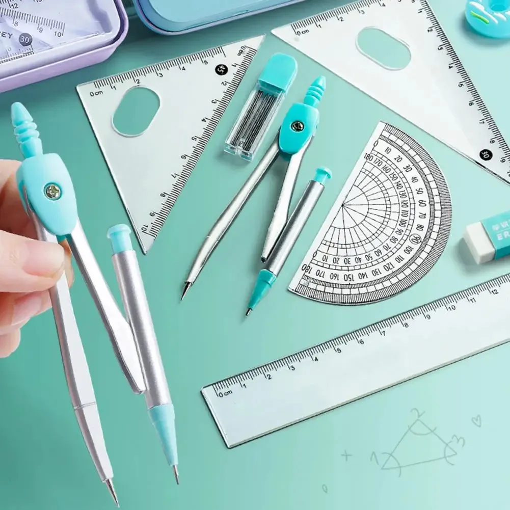 7 Pieces Student Mathematical Geometry Set