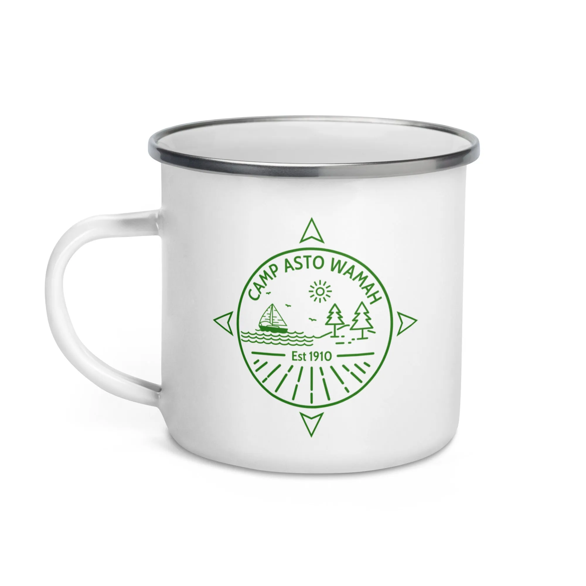 Asto Wamah Compass Enamel Mug