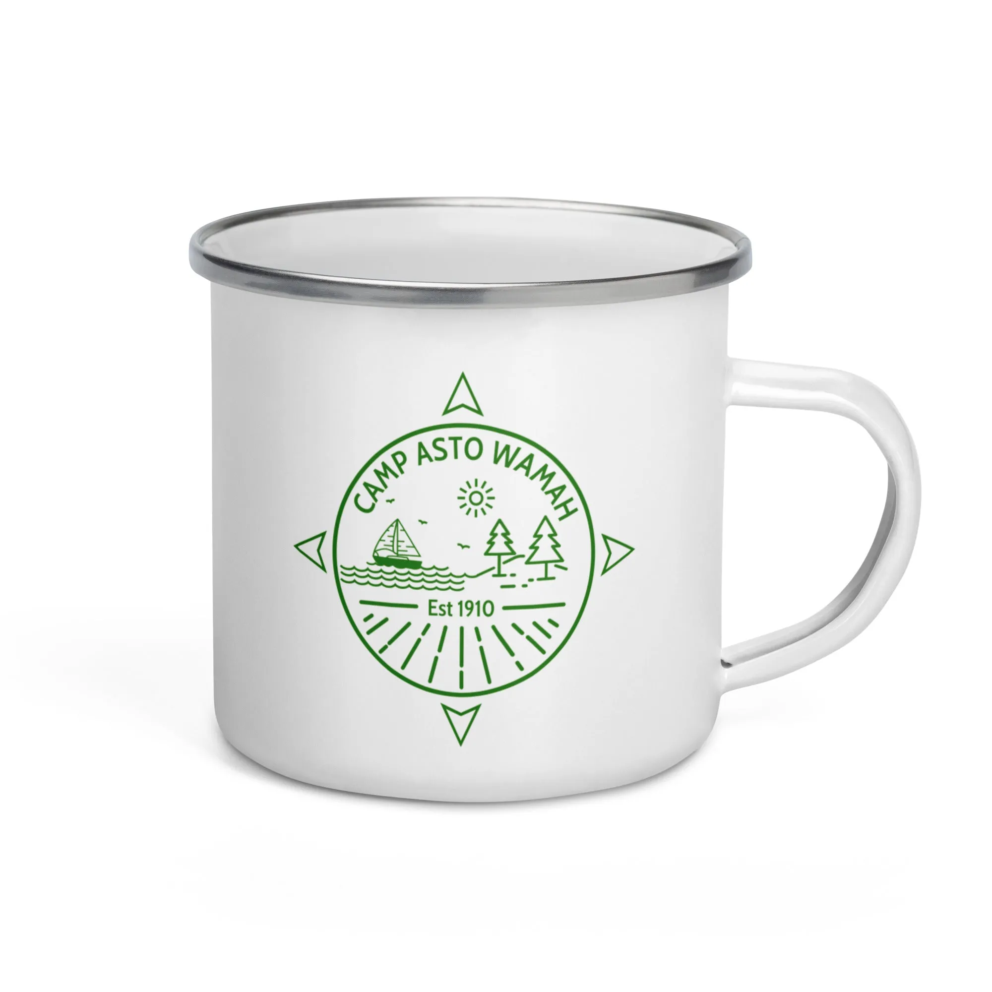 Asto Wamah Compass Enamel Mug