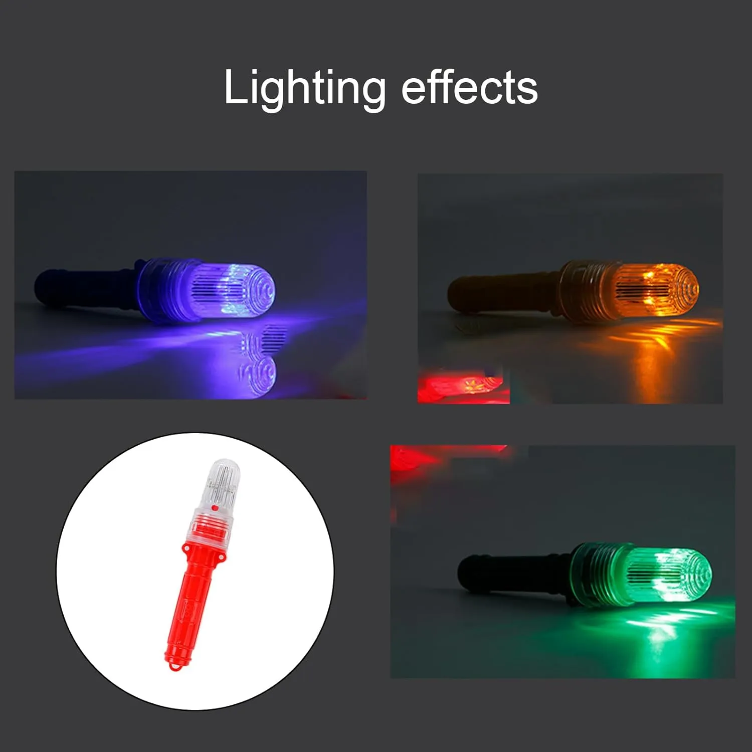 Boat Flares, Auto Marine Flares for Fishing Boats, Life Rafts & Emergency Signaling, Night, Fog & StormBattery Not Included (3Pcs)
