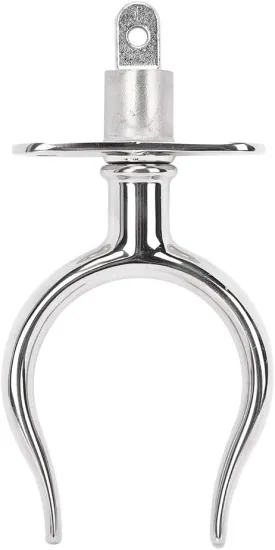 Boat Oarlock Boat Paddle Fork Oar Lock Fishing Rod Holder Stainless Steel Fixed Rod Boats Raft Accessories for Canoe Lifeboat