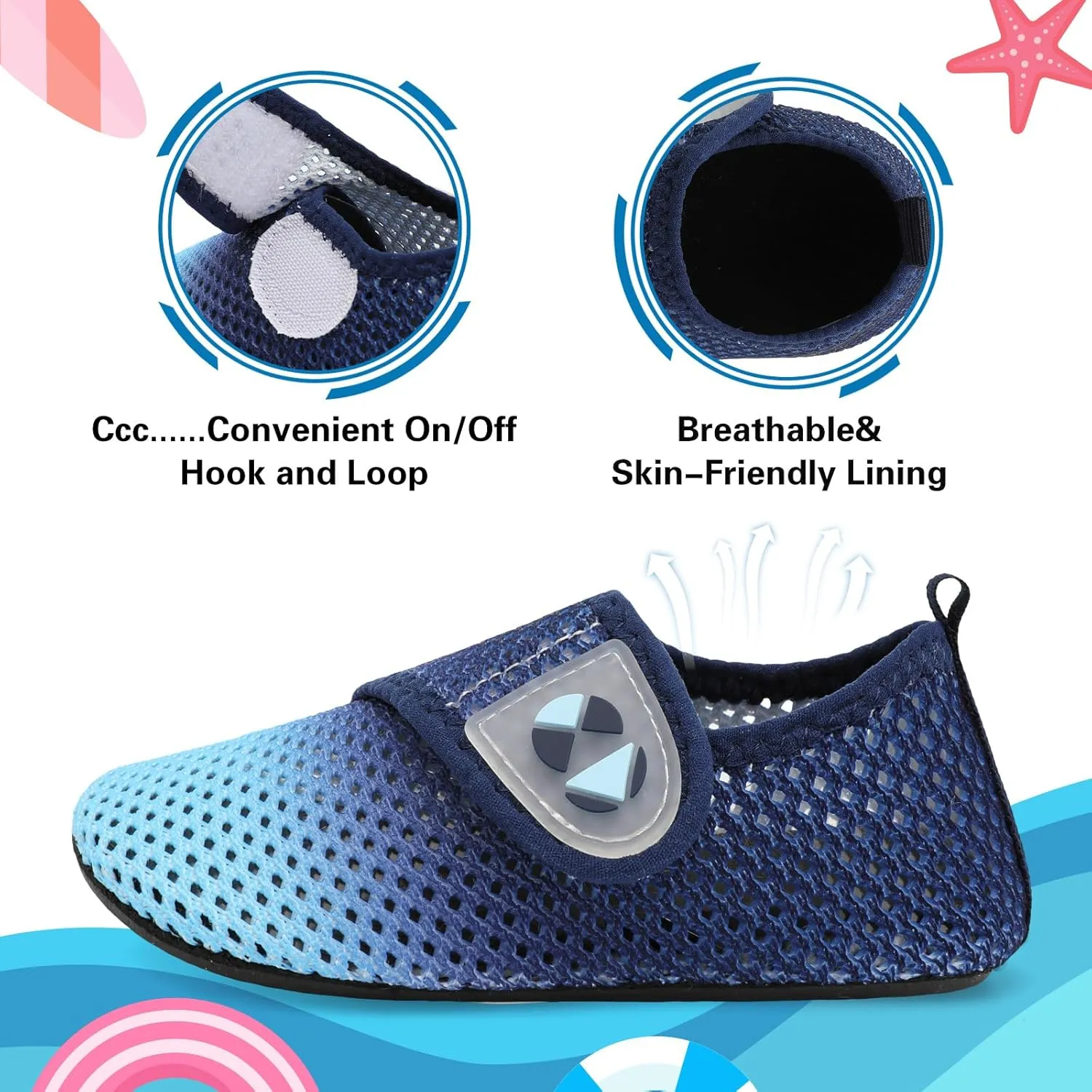 Centipede Demon Kids Water Shoes Boys Girls Breathable Swim Pool Shoes Quick Dry Toddler Aqua Socks Barefoot Beach Sandals for Outdoor Water Sports Little/Big Kids
