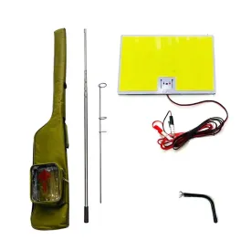 CRONY 90000W Fishing Light Light 360°Light Outdoor Telescopic Camping Rod Floodlight COB Lamp