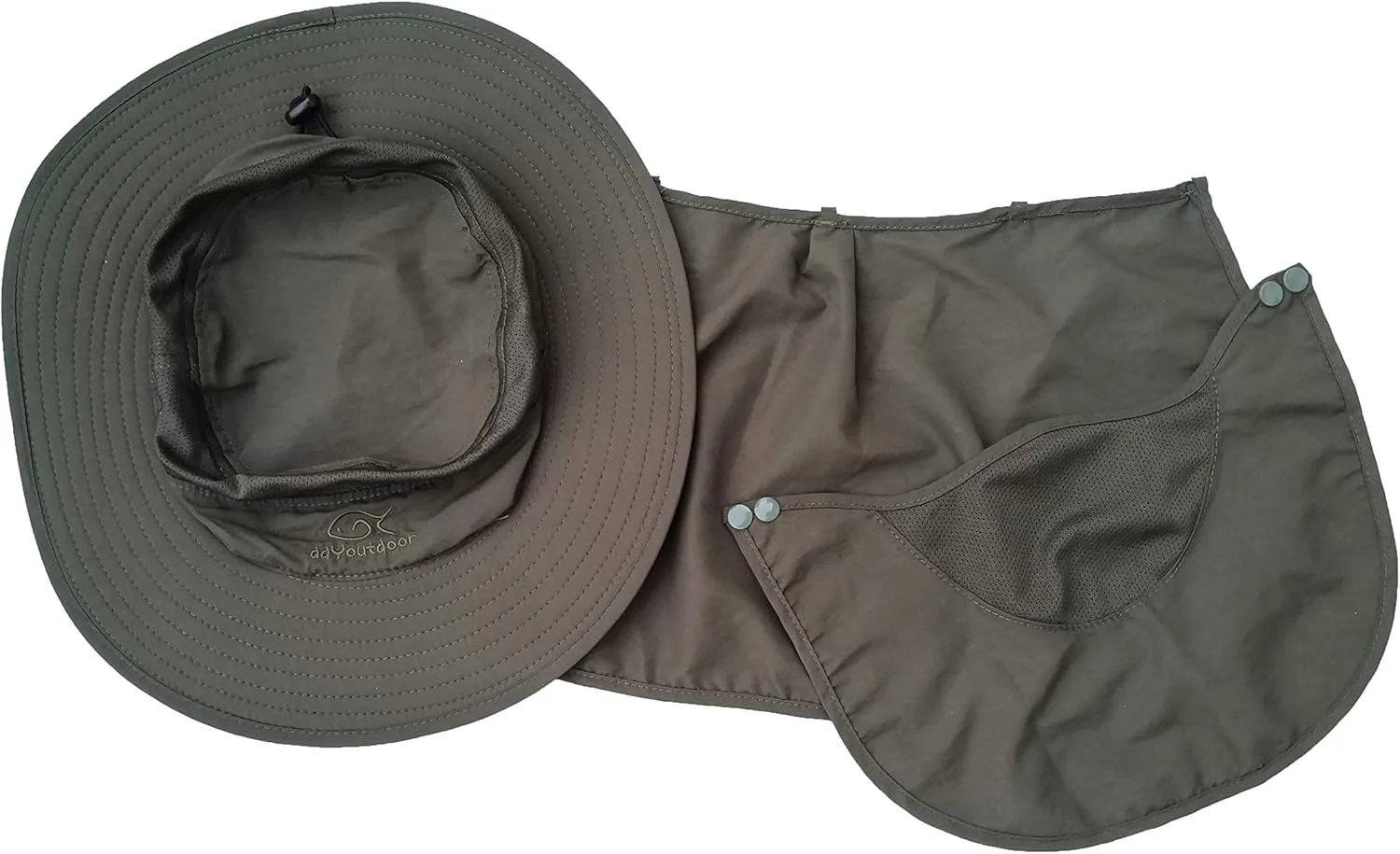 DDYOUTDOOR 07-281 Fashion Summer Outdoor Sun Protection Fishing Cap Neck Face Flap Hat Wide Brim