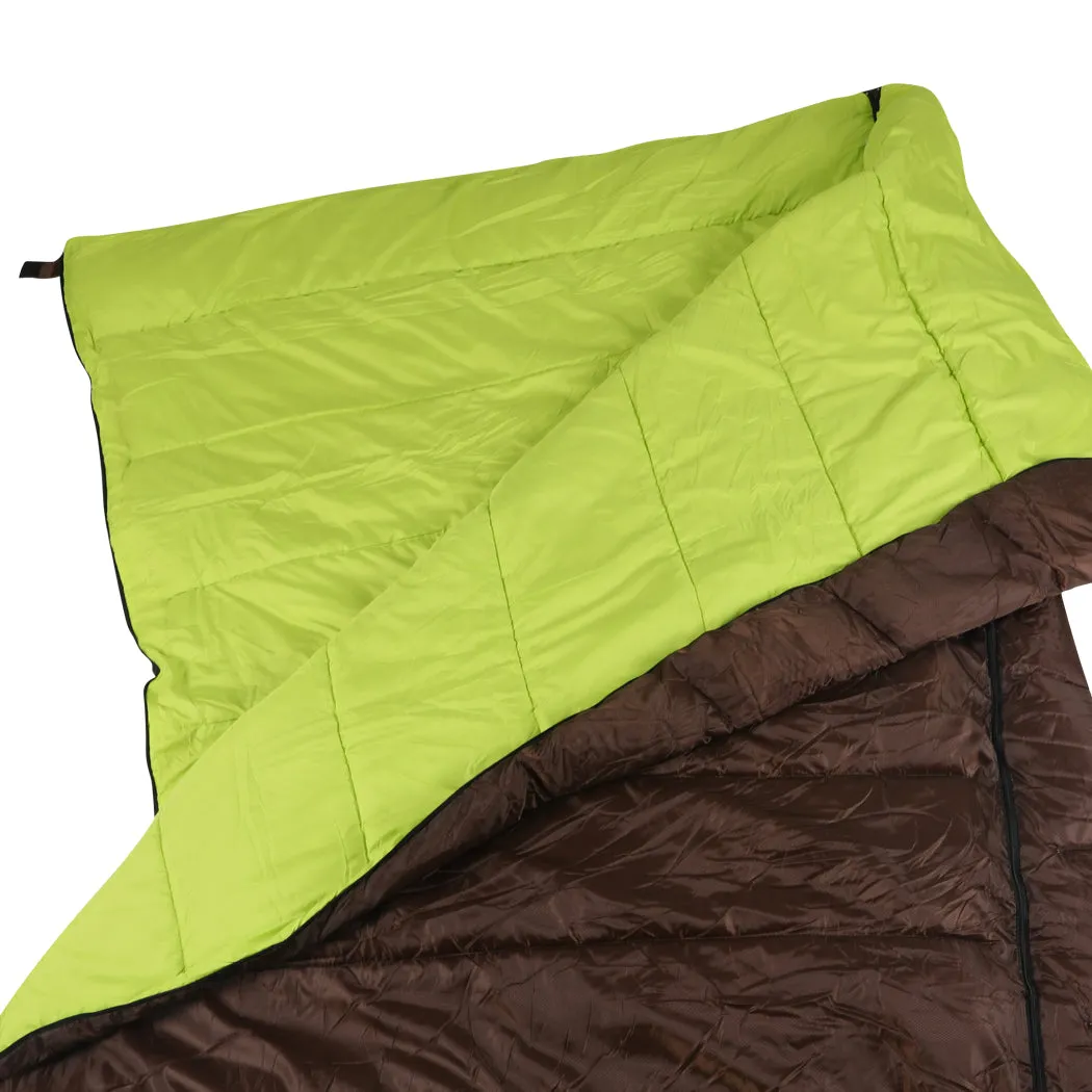 Double Sleeping Bag, Outdoor Camping Thermal -10°C with Sack