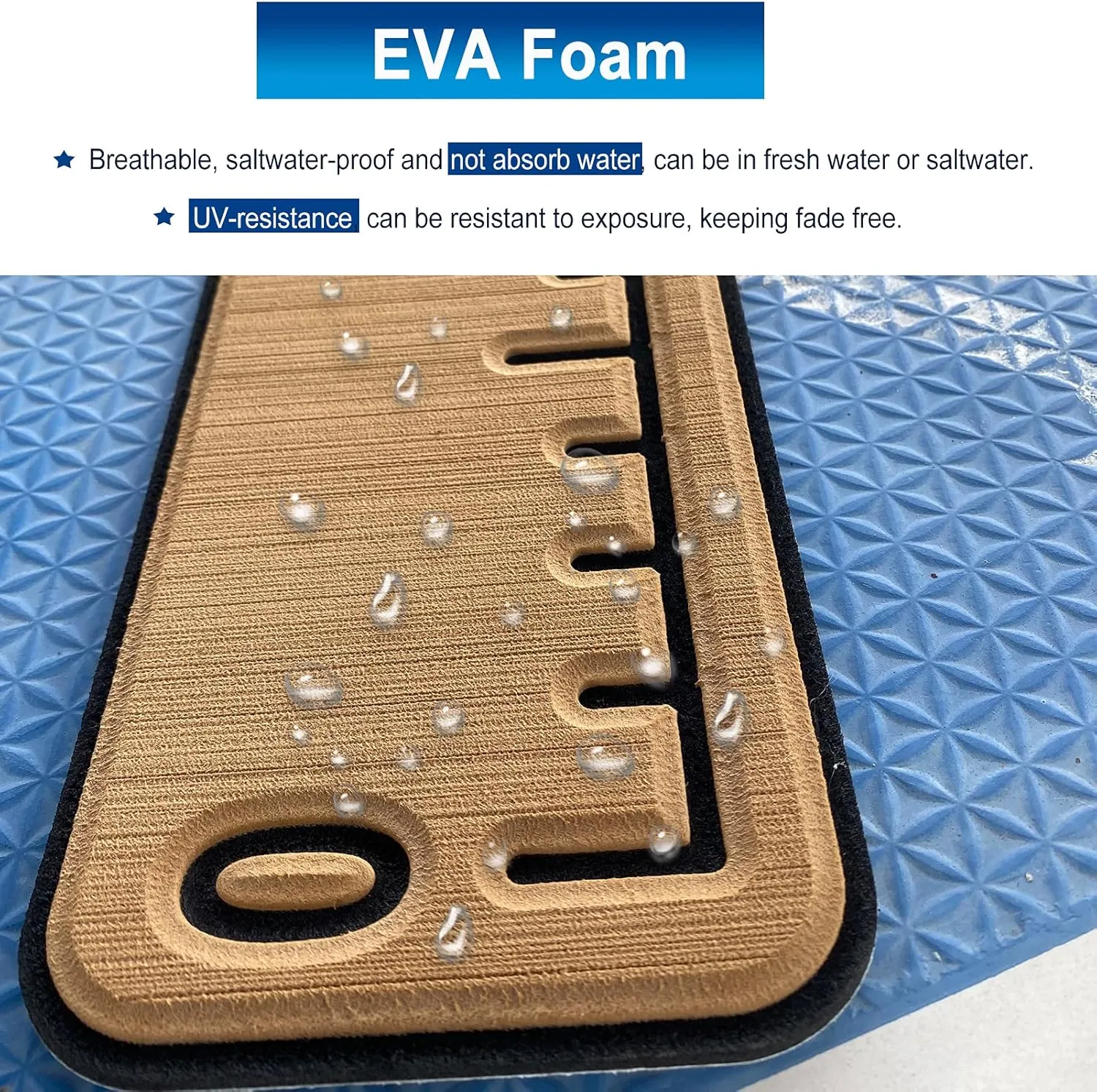 Foam Fish Ruler with Adhesive Backing, EVA Fish Ruler for Boat Accessories Marine Fishing Measuring Tool, Fish Measuring Tape for Kayak, Fishing Boat, Cooler Ruler (40" Fish Ruler)