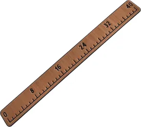Foam Fish Ruler with Adhesive Backing, EVA Fish Ruler for Boat Accessories Marine Fishing Measuring Tool, Fish Measuring Tape for Kayak, Fishing Boat, Cooler Ruler (40" Fish Ruler)