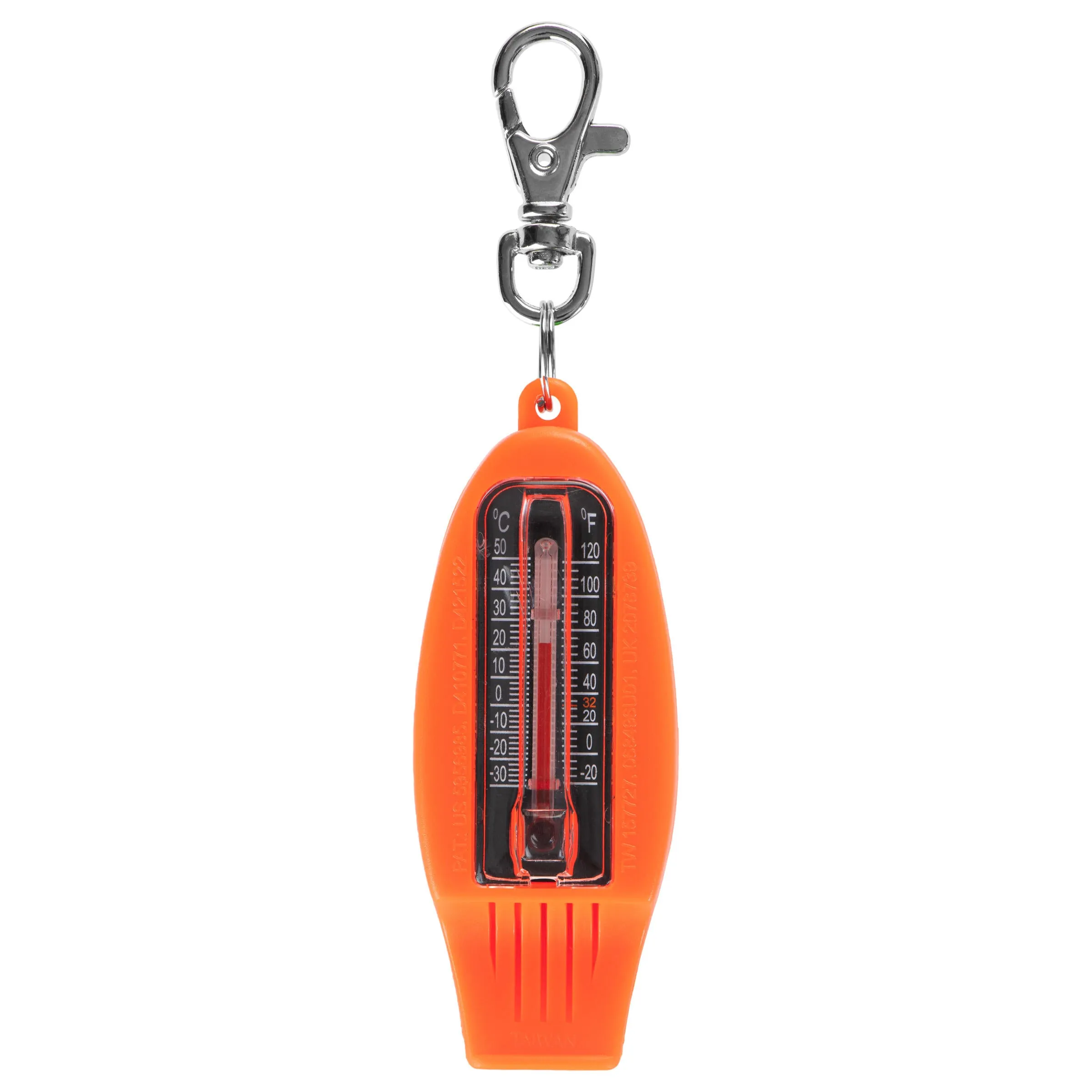 Geonaute multifunctional compass whistle, orange