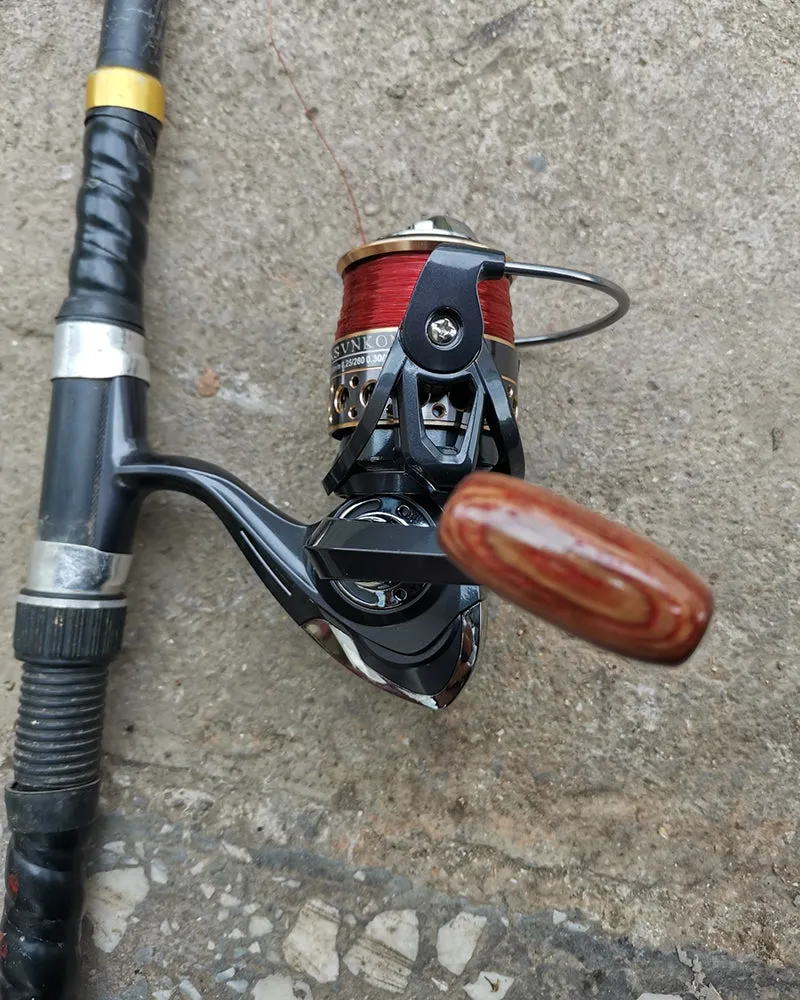 HASVNKOM fishing tools,Fishing Rod Reel Combo Set Premium Pocket Collapsible Fishing Pole Kit Telescopic Fishing Rod   Spinning Reel Combo Kit 1M / 1.4M / 1.6M / 1.8M / 2.1M