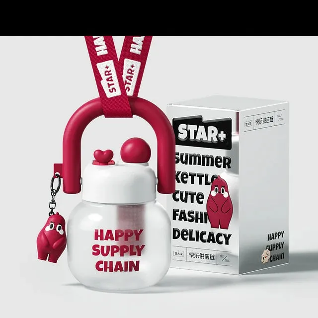 Kawaii Double Drink Water Bottle