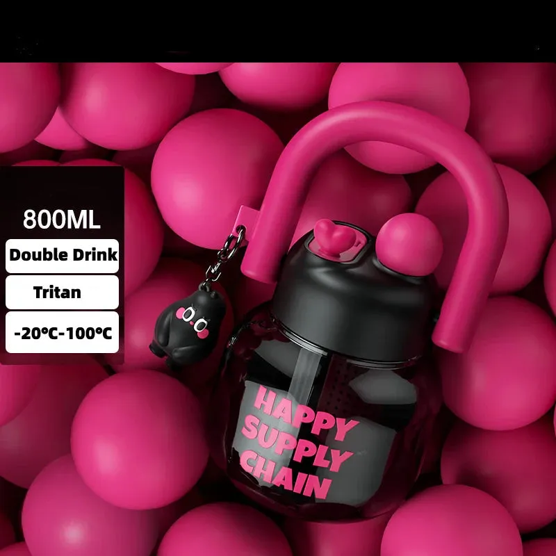 Kawaii Double Drink Water Bottle