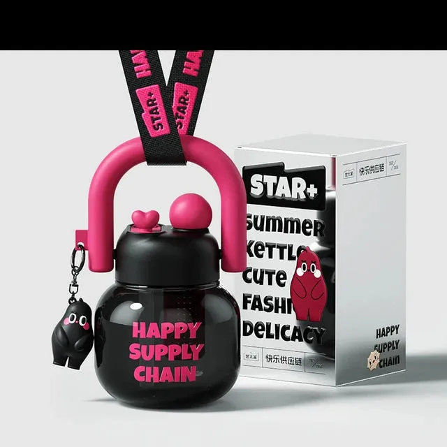 Kawaii Double Drink Water Bottle