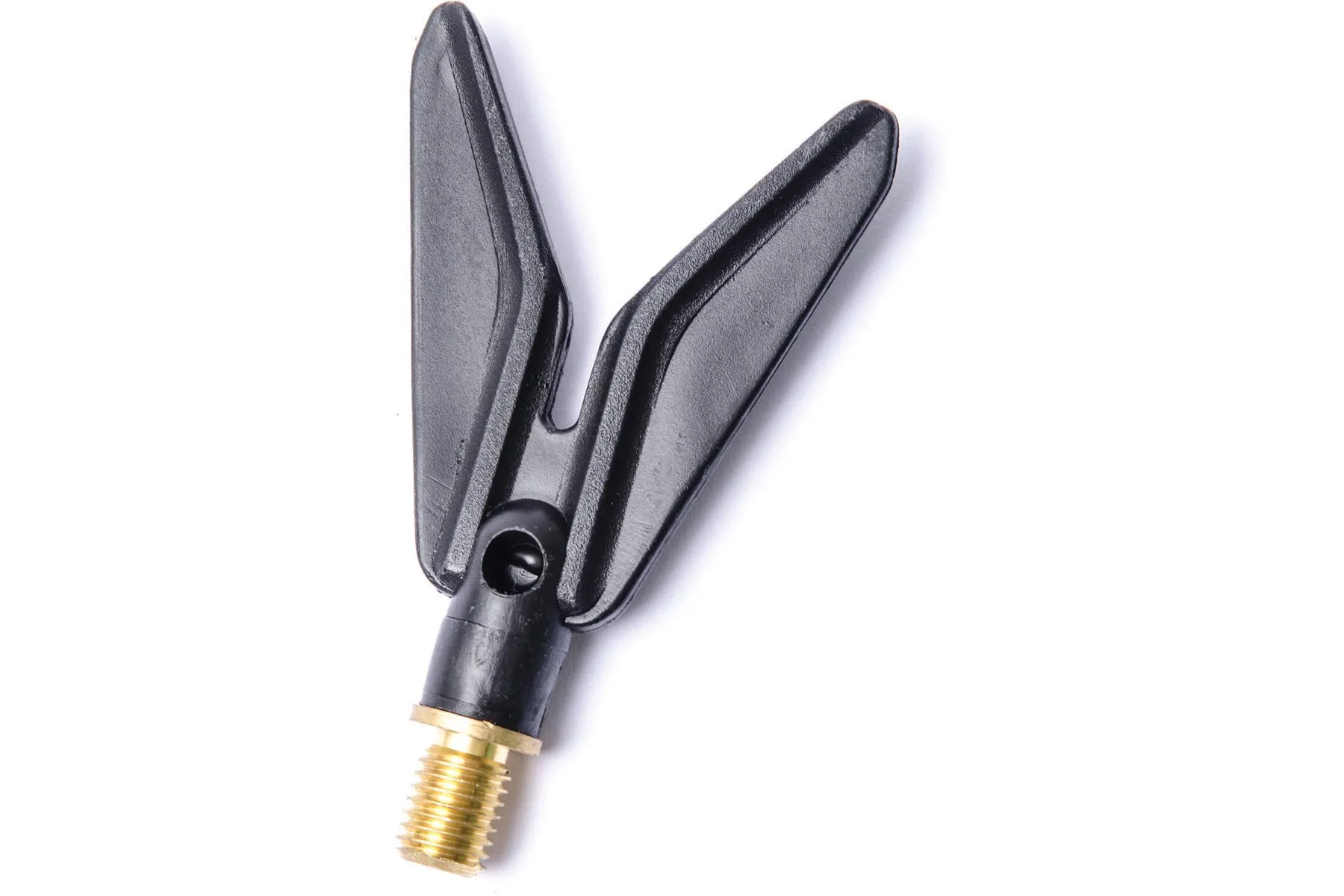 Leeda Flat V Coarse Rod Rest - Brass Thread