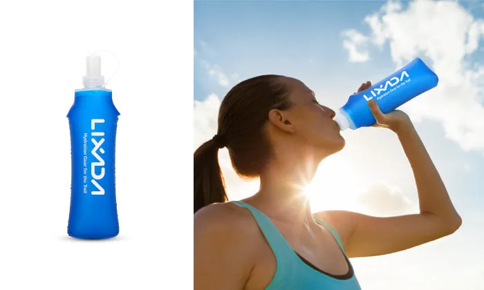 Lixada Portable Bottle Soft Flask - Soft Water Bottle with Filter