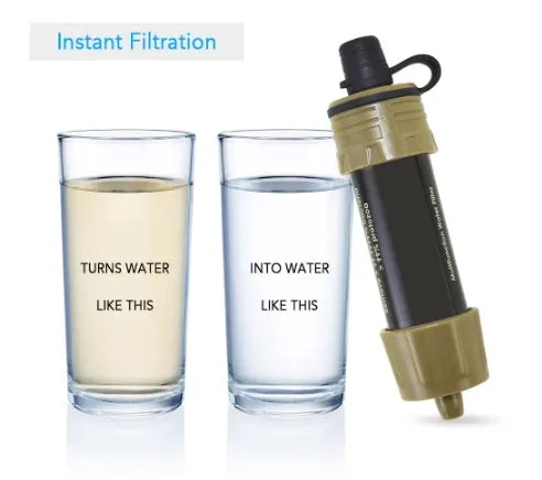 Mini Portable Outdoor  Drinking Water Filter