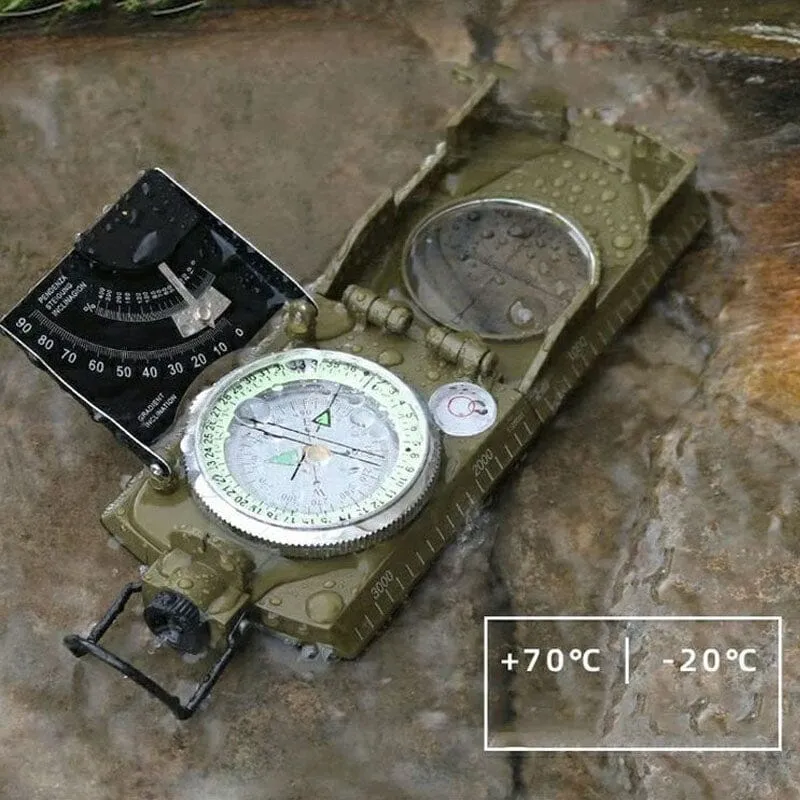 Multifunctional Flip Luminous Compass