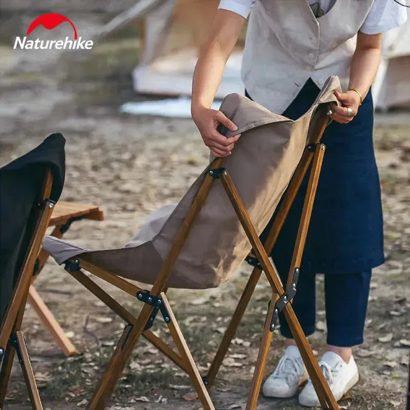 Naturehike MW01 Camping Folding Chair Portable Multipurpose Outdoor Fishing 2.9kg Backrest Chair Outdoor Leisure Armchair