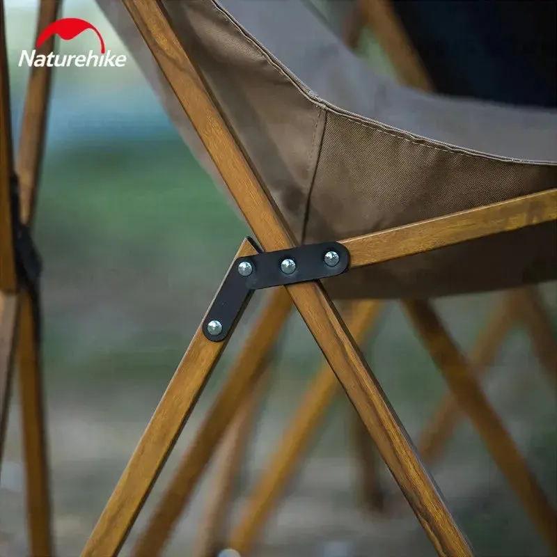 Naturehike MW01 Camping Folding Chair Portable Multipurpose Outdoor Fishing 2.9kg Backrest Chair Outdoor Leisure Armchair