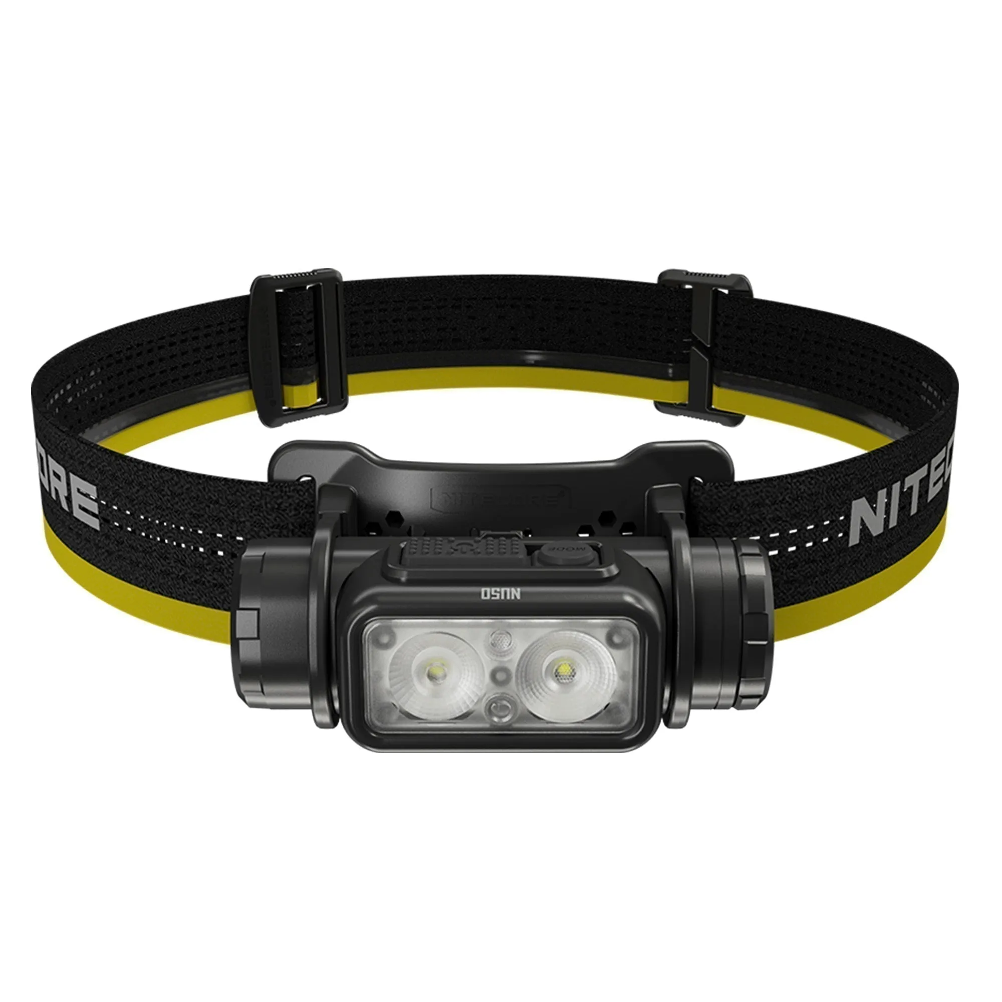 Nitecore NU50 Lightweight Rechargeable Headlamp w/ aux. Red Beam (1400 lumen s | USB-C Rechargeable)