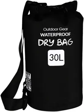 Outdoor Sports Dry Bag Sack, Waterproof 20L/25L/30L Heavy-Duty 500D Rollup Storage Pouch for Kayaking Boating Rafting Fishing Camping Swimming Canoeing Snowboarding