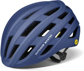 OutdoorMaster MIPS Bike Helmet for Adults-Two Removable Liners & Ventilation in Multi-Environment - Road Bicycle Helmets in Mountain, Motorway for Youth & Adult