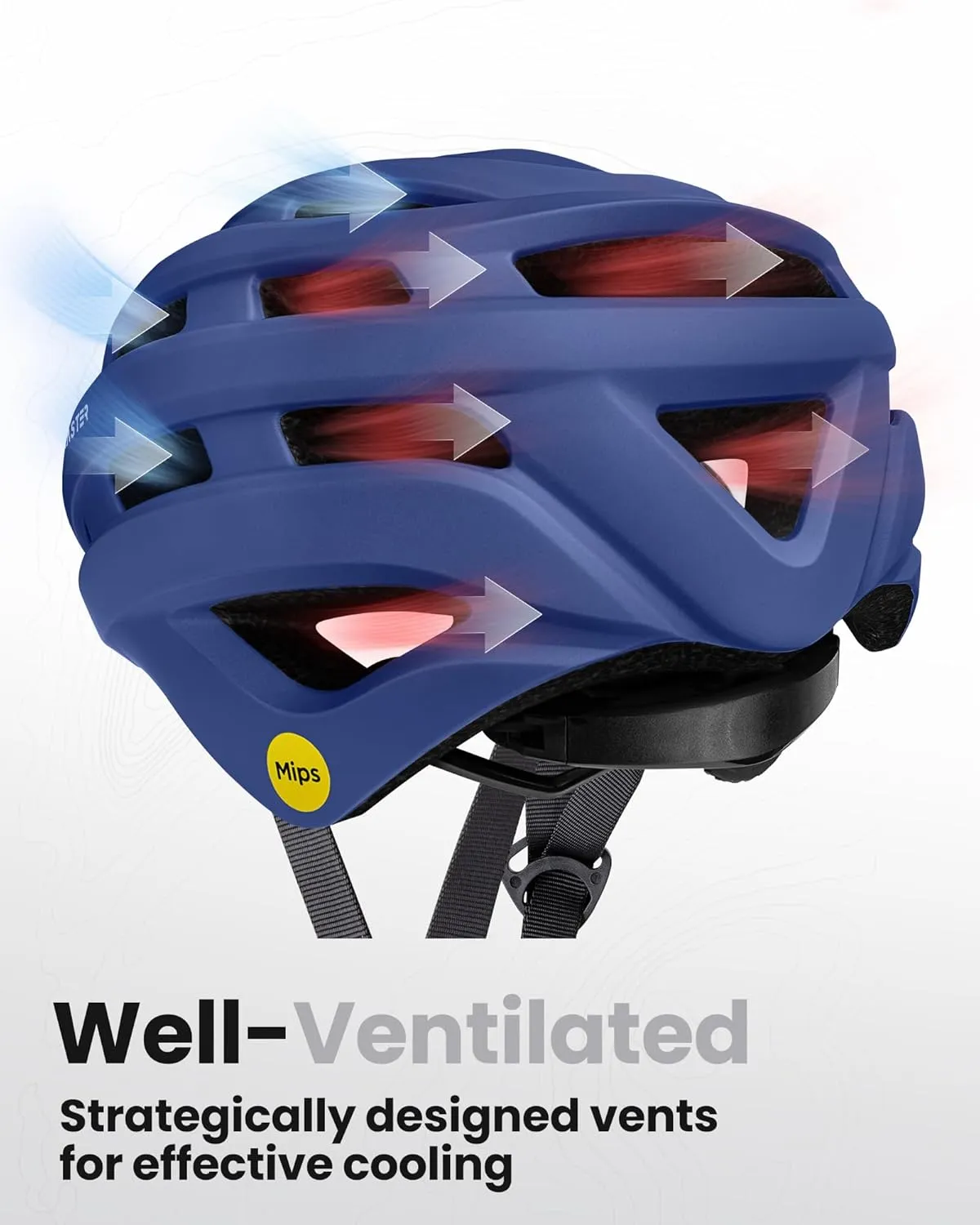 OutdoorMaster MIPS Bike Helmet for Adults-Two Removable Liners & Ventilation in Multi-Environment - Road Bicycle Helmets in Mountain, Motorway for Youth & Adult