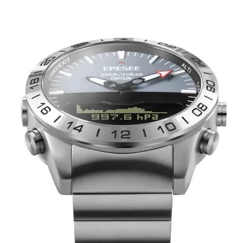 Pilot Digital Diving Outdoor Sport 20ATM Watches for Men
