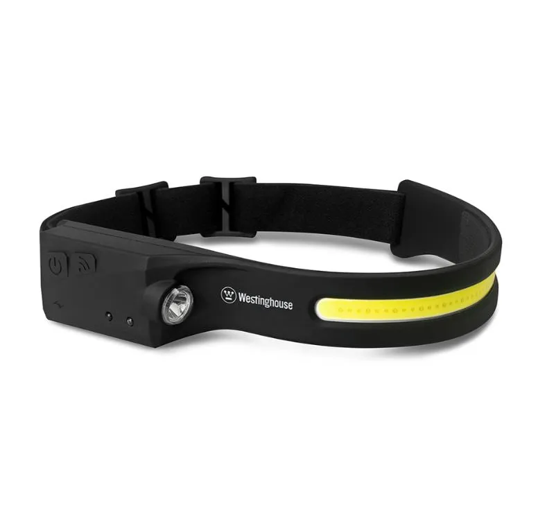 Rechargeable Head Light  COB & LED WF218 Wave Sensor - 6 Lighting Modes