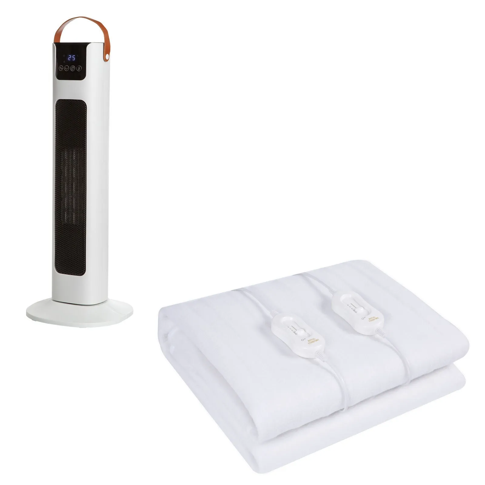 Royal Comfort Winter Warmer Set Comfort Electric Blanket   Pursonic Tower Heater