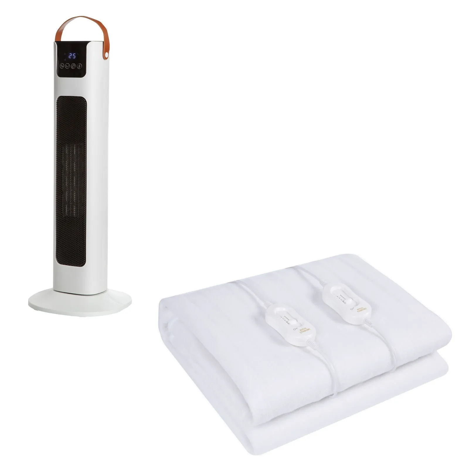 Royal Comfort Winter Warmer Set Comfort Electric Blanket   Pursonic Tower Heater