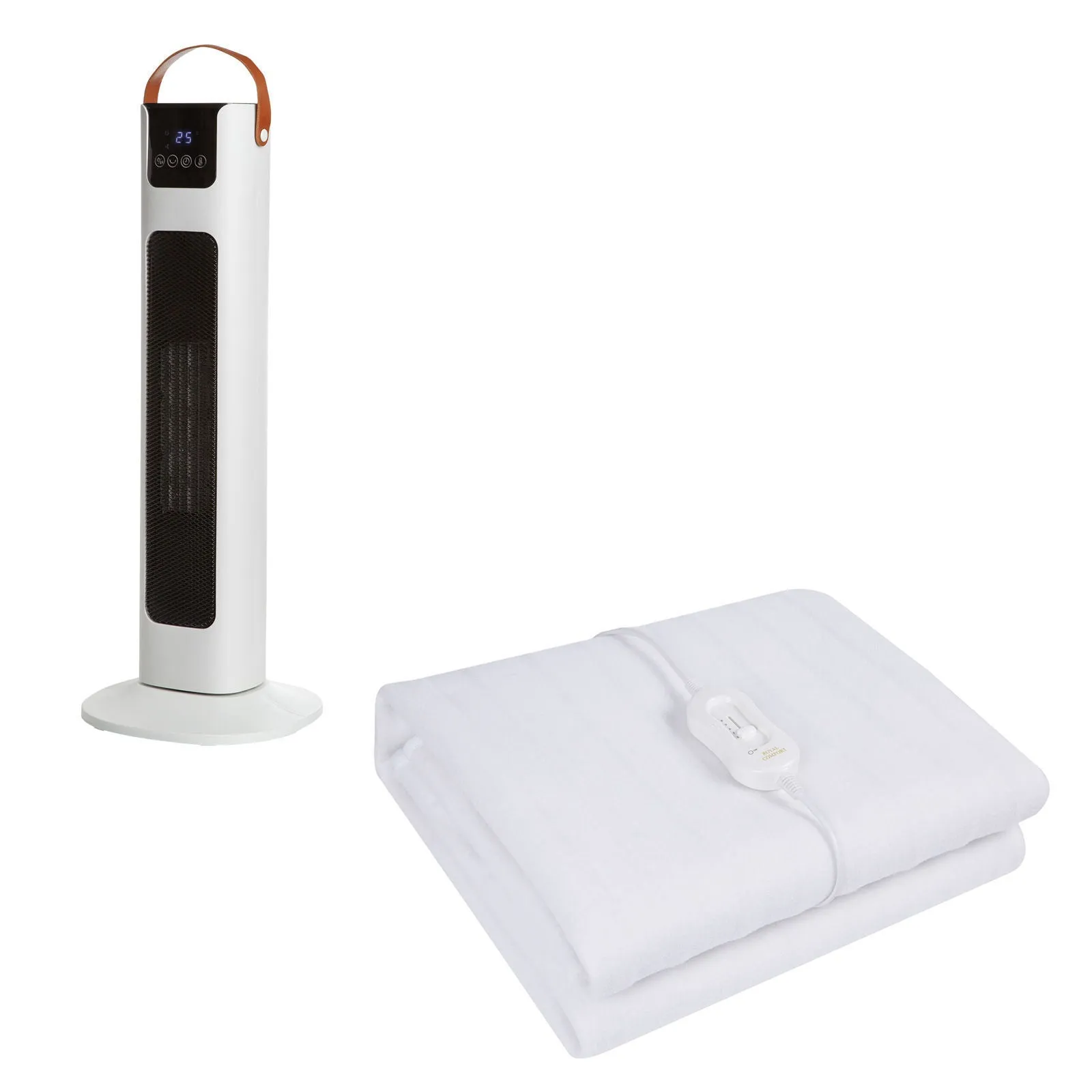 Royal Comfort Winter Warmer Set Comfort Electric Blanket   Pursonic Tower Heater
