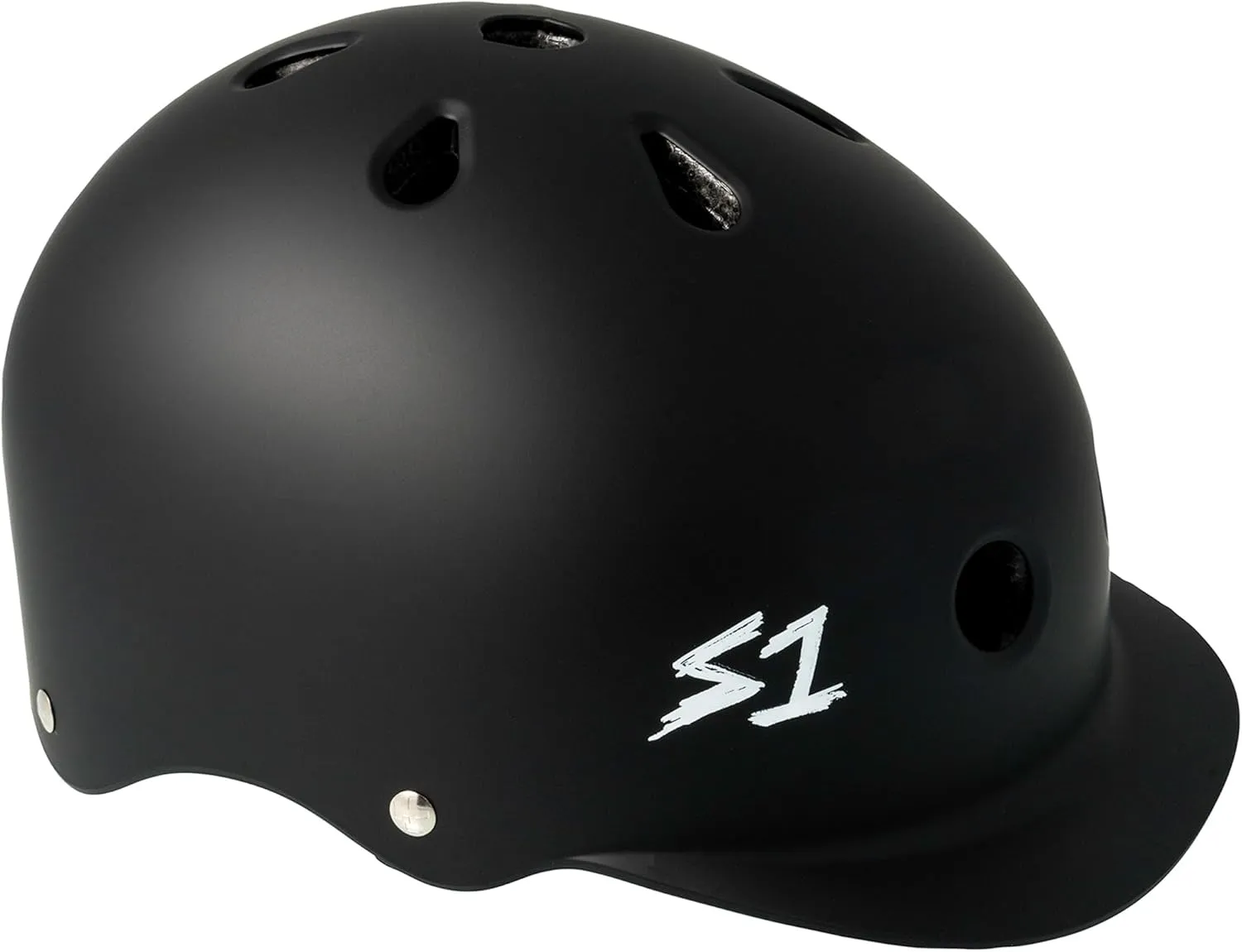 S1 Lifer Brim Helmet for Skateboarding, BMX, and Roller Skating - EPS Fusion Foam, CPSC & ASTM Certified