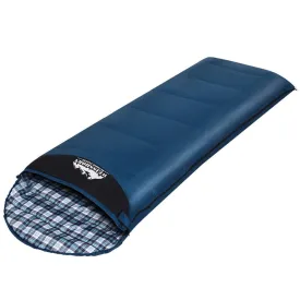 Sleeping Bag - Camping Hiking Winter Thermal - Blue