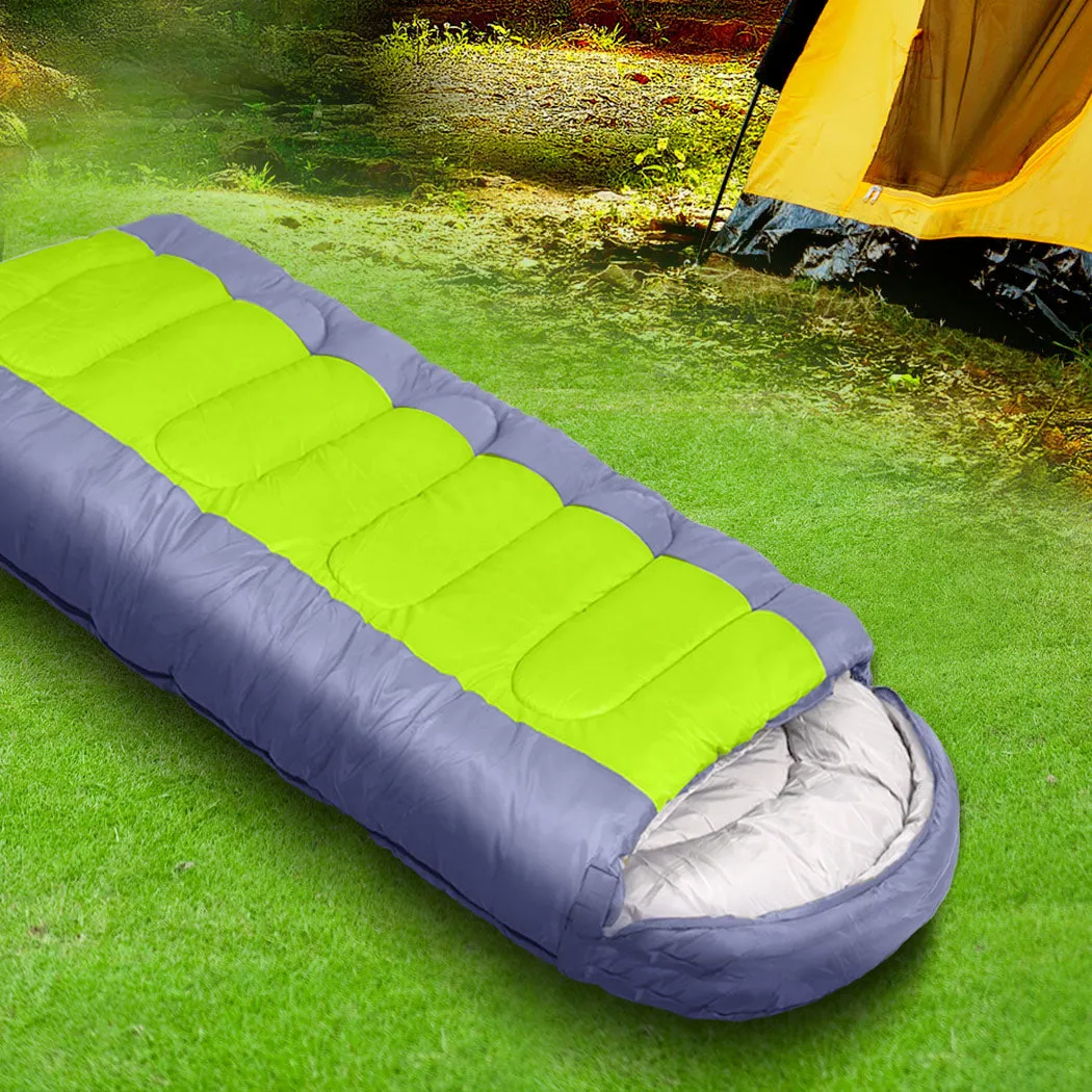 Sleeping Bag Single Outdoor Camping Hiking Thermal Winter -20°C