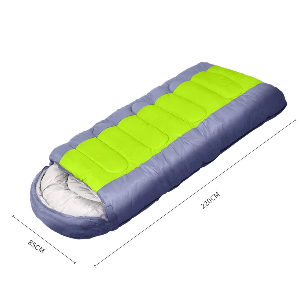Sleeping Bag Single Outdoor Camping Hiking Thermal Winter -20°C