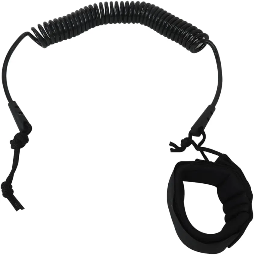 Stand UP Paddle Board 10FT SUP Leash 5mm Coiled Spring Leg Rope Leash