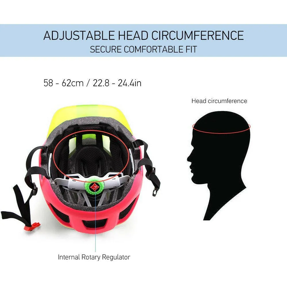Ultralight Bike Helmet Integrally-molded Mountain Bike Cycling Bicycle Helmet Sports Safety Protective Helmet 15 Vents