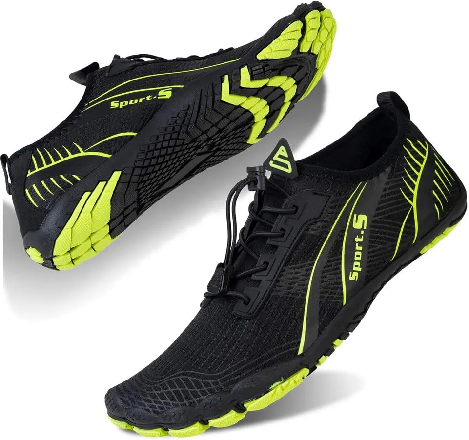 Water Shoes for Men Barefoot Quick-Dry Aqua Sock Outdoor Athletic Sport Shoes for Kayaking, Boating, Hiking, Surfing, Walking
